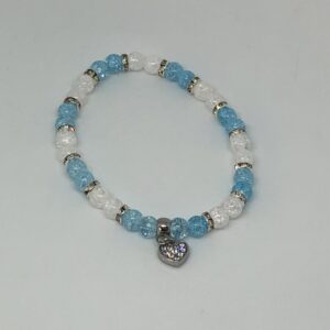 Pukaný modrý křišťál