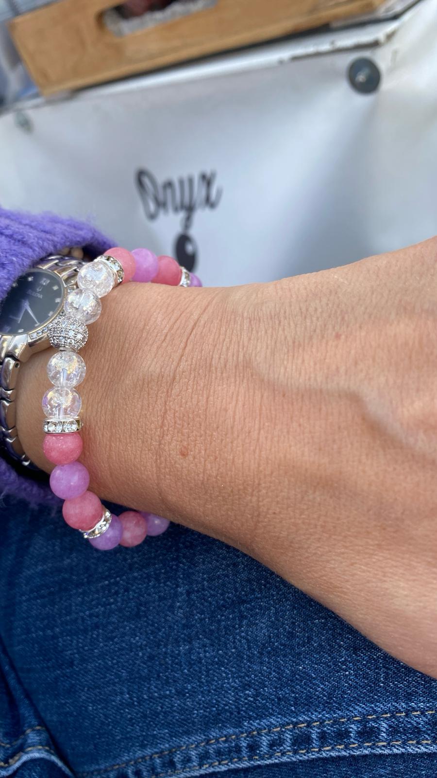 Jadeit-křišťál andělská aura